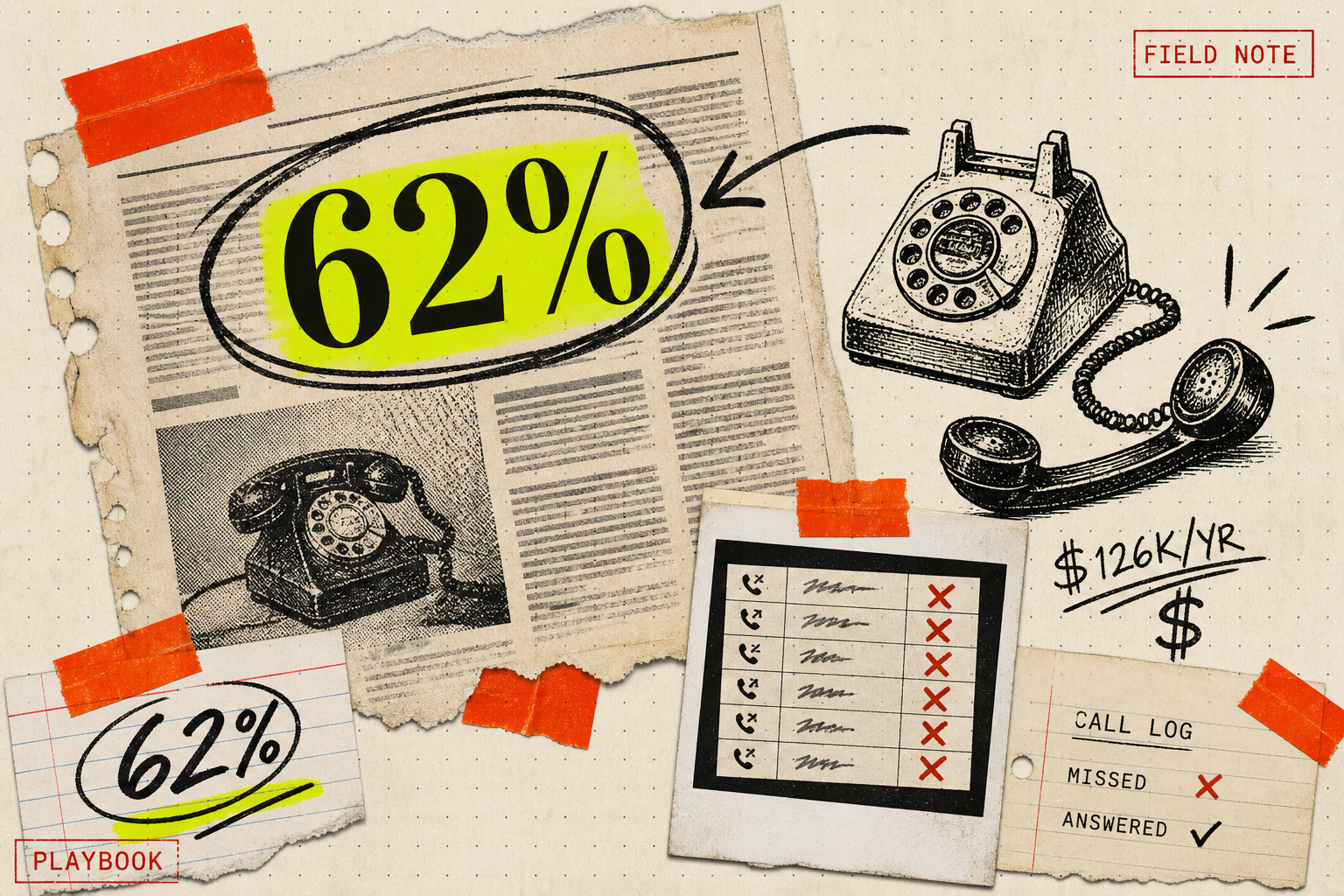 Your Business Misses 62% Of Its Phone Calls. Here's The Fix.