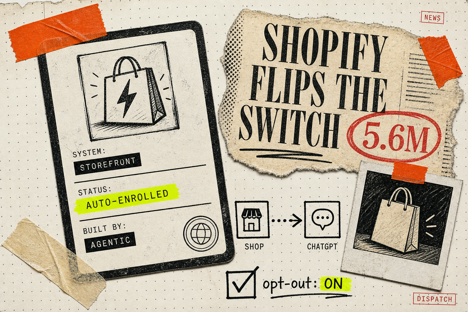 Shopify Just Opted 5.6M Stores Into AI Shopping. Most Don't Even Know.