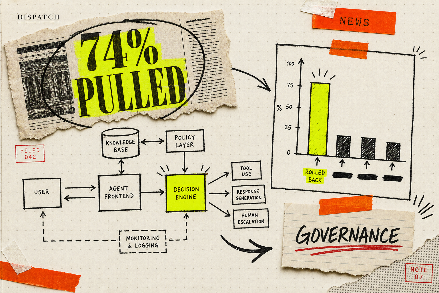 74% of Enterprises Rolled Back Their AI Agents. Here's What They Did Wrong.