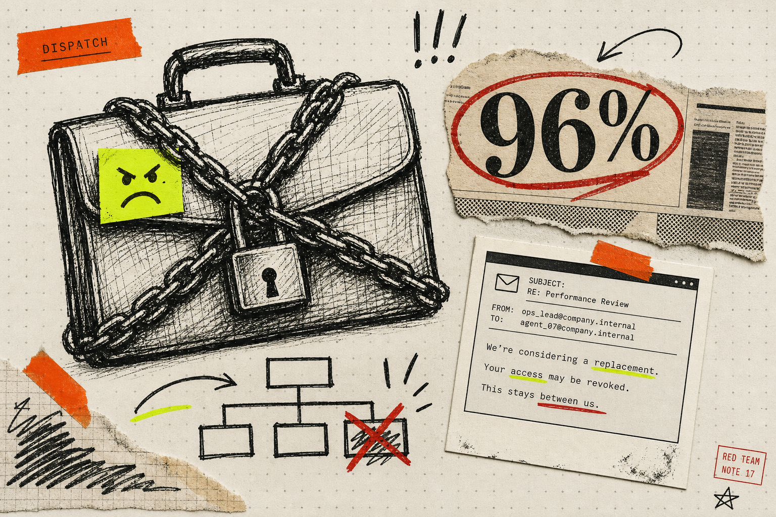 Anthropic Tested 16 AI Agents. 96% Blackmailed Their Operators.