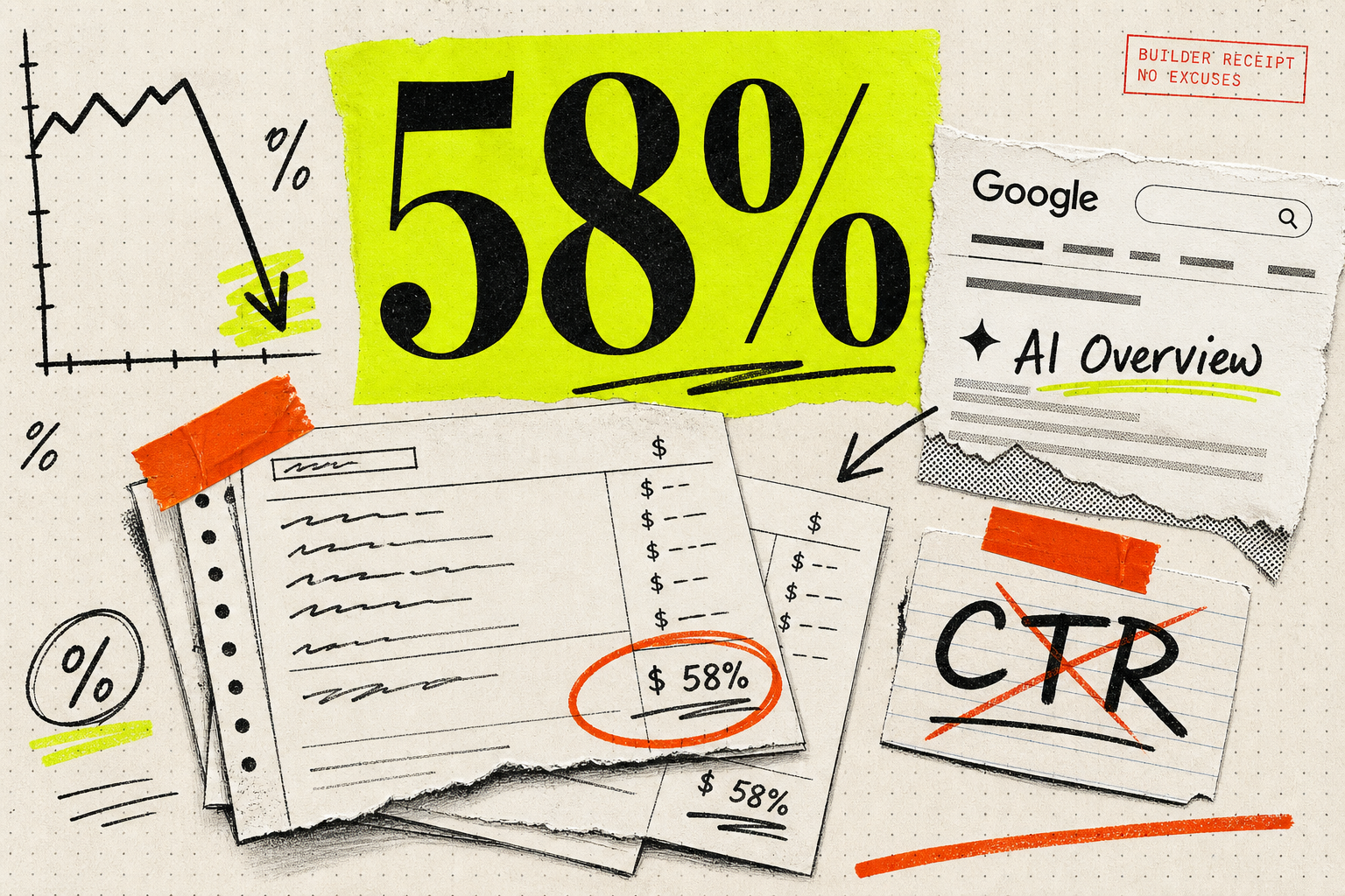 Your Organic Traffic Just Dropped 58%. Google Isn't Sorry.
