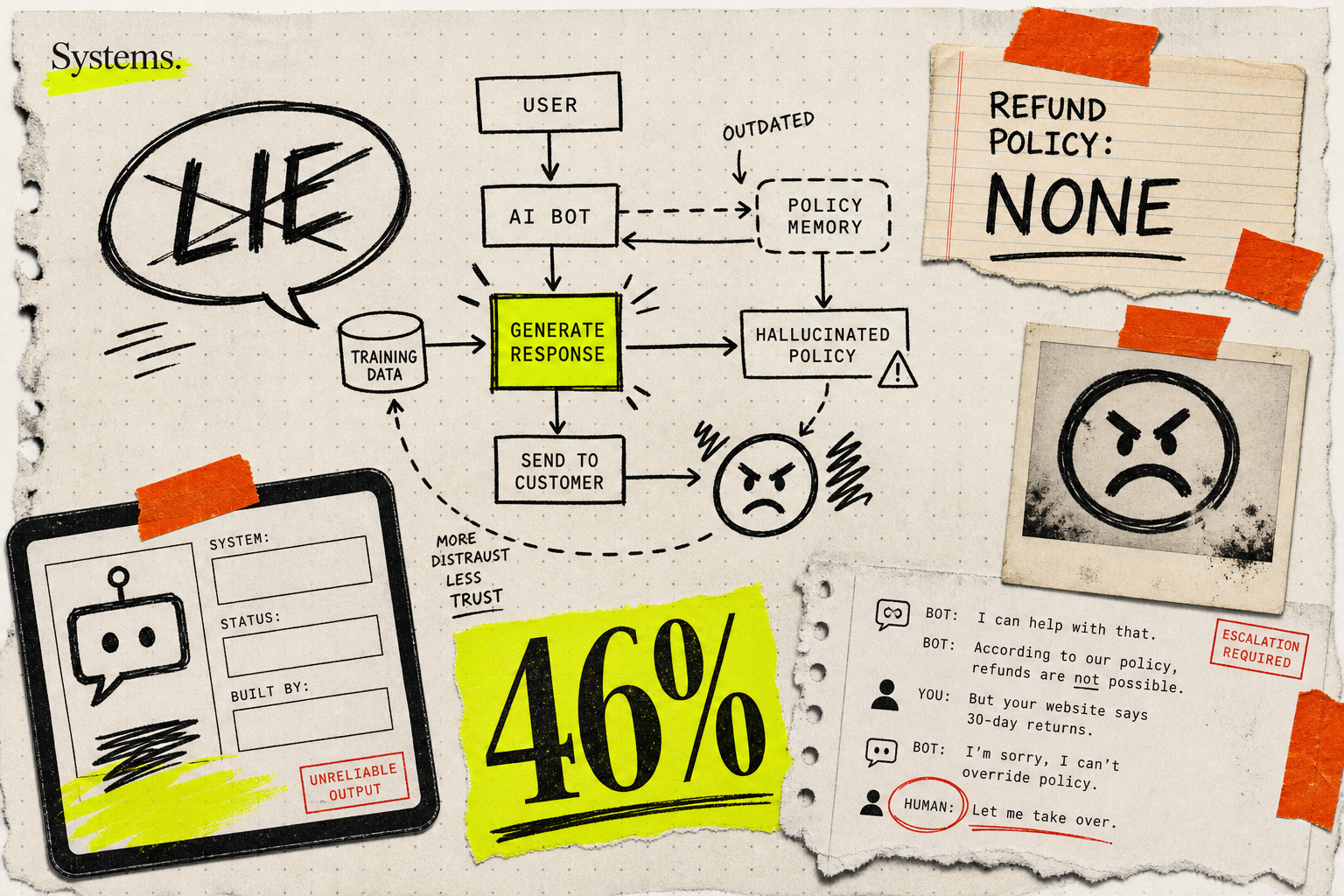46% Of Customers Hate Your AI Support Bot. Here's What To Build Instead.