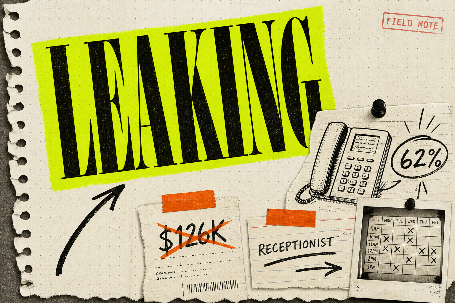 Your Business Misses 62% Of Its Calls. An AI Receptionist Fixes It.