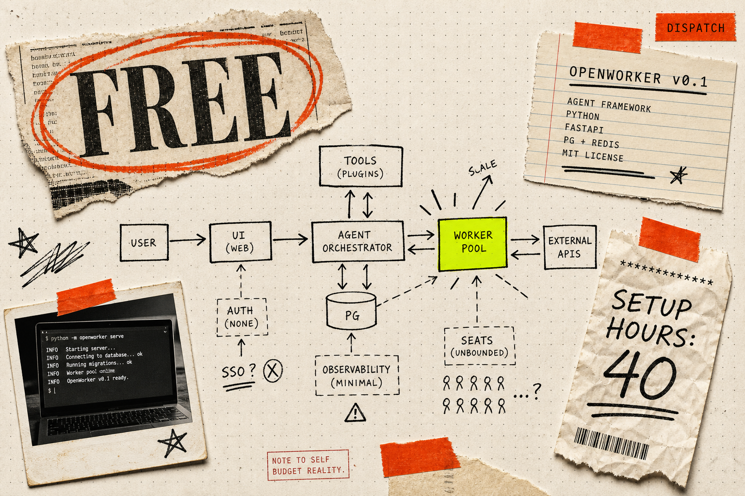 Andrew Ng's OpenWorker Is Free. Deploying It Isn't.